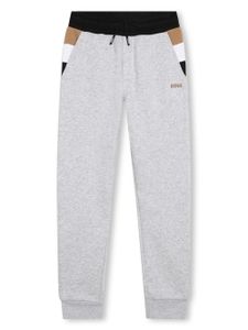 BOSS Kidswear pantalon de jogging à logo imprimé - Gris