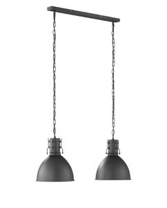 Fischer & Honsel 2-lichts hanglamp London industrieel 60572