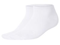 esmara 2 Paar sneakersokken (Wit, 39-42)
