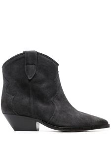 ISABEL MARANT bottines à talon cubain - Gris