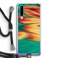 Green Inferno: Huawei P30 Transparant Hoesje met koord