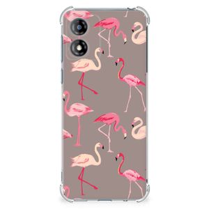 Motorola Moto E13 Case Anti-shock Flamingo