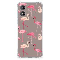 Motorola Moto E13 Case Anti-shock Flamingo