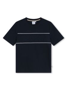 BOSS Kidswear t-shirt à logo imprimé - Noir