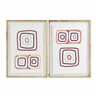 Schilderij DKD Home Decor (50 x 2,8 x 70 cm) (2 Stuks)
