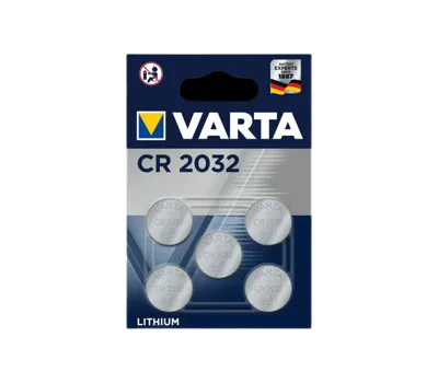 Varta CR2032 Lithium 5-pack Batterijen