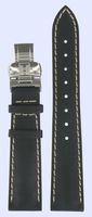 Horlogeband Tissot T600017225 Leder Zwart 17mm