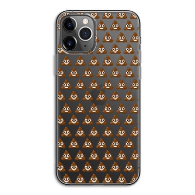 Poop emoji: iPhone 11 Pro Transparant Hoesje