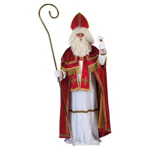 Sinterklaas kostuum - inclusief witte handschoenen kort