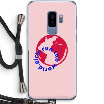 Run The World: Samsung Galaxy S9 Plus Transparant Hoesje met koord