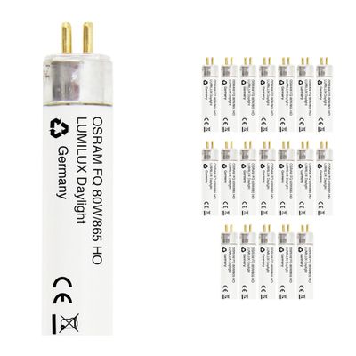 Voordeelpak 20x Osram Lumilux T5 FQ HO 80W - 865 | 145cm Voordeelpak 20x Osram Lumilux T5 FQ HO 80W - 865 | 145cm