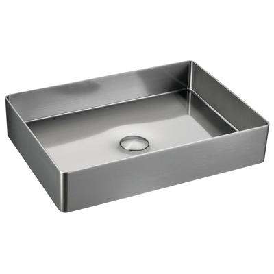 Waskom Sapho Aurum Vierkant 50 x 35 cm RVS Sapho Waskom Sapho Aurum Vierkant 50 x 35 cm RVS Sapho