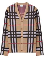 Burberry cardigan à motif Vintage Check - Tons neutres - thumbnail