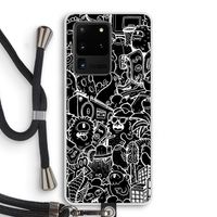 Vexx Black City : Samsung Galaxy S20 Ultra Transparant Hoesje met koord