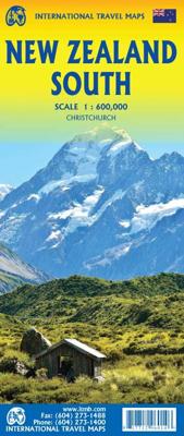 Wegenkaart - landkaart New Zealand South - Nieuw-Zeeland Zuidereiland | ITMB