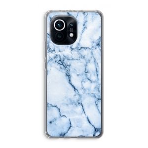 Blauw marmer: Xiaomi Mi 11 Transparant Hoesje