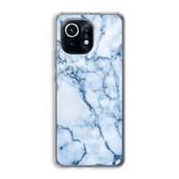 Blauw marmer: Xiaomi Mi 11 Transparant Hoesje