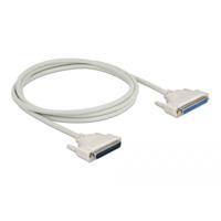 Delock Aansluitkabel Serieel [1x D-sub bus 37-polig - 1x D-sub stekker 37-polig] 2 m Beige