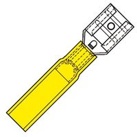 Waterdichte Föhnvlakstekerhuls 6,3x0,8 voor 4,0-6,0 mm2