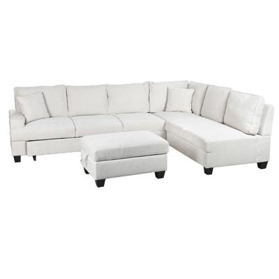 Slaapbank Home ESPRIT Beige Modern 285 x 260 x 90 cm