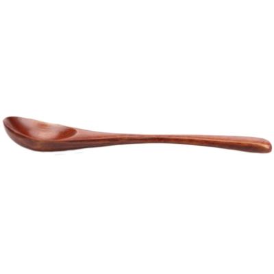 10 stuks Eco houten lepel bestek keuken soep koffie roeren lepels koken gebruiksvoorwerp koffie thee mengen lepels (ronde mond Tip lepel S011)