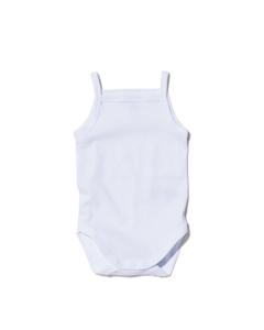 HEMA Romper Organic Katoen Stretch - 2 Stuks Wit (wit)