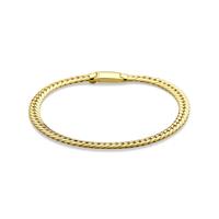 14K Geelgouden Armband - 5mm Gourmette Schakel, 19cm Lengte