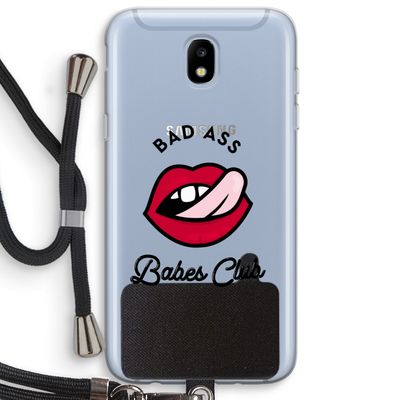 Badass Babes Club: Samsung Galaxy J5 (2017) Transparant Hoesje met koord