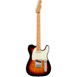 Fender Player Plus Telecaster MN 3-Color Sunburst elektrische gitaar met deluxe gigbag