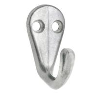 SIRO Kapstokhaak - zilverkleurig - aluminium - 3,3 x 4,1 cm - haakje