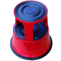 Opstapkruk desq 420mm metaal rood