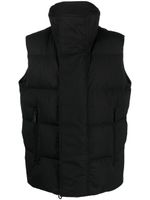 DSQUARED2 gilet matelassé à col montant - Noir - thumbnail