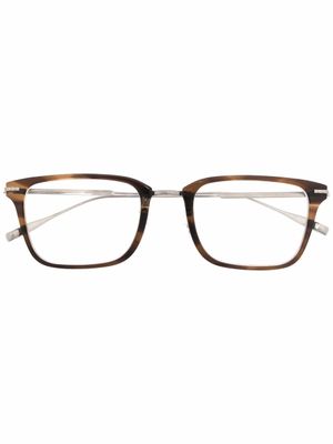 Eyevan7285 lunettes de vue à monture effet écaille de tortue - Argent