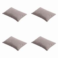 Sierkussen 60x40 met bies Panama Jute (4 stuks) Madison - Madison