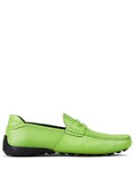 Tod's Automobili Lamborghini mocassins en cuir - Vert