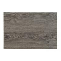 Tafel placemats met hout look print - 10x stuks - donkergrijs - 45 x 30 cm - pvc