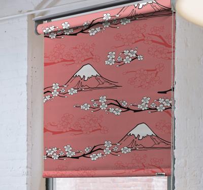 rolgordijnen bomen print Voorjaar