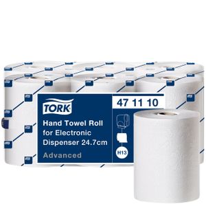 Handdoekrol Tork H12/H13 advanced voor sensorsystemen 2-laags 143m wit 471110