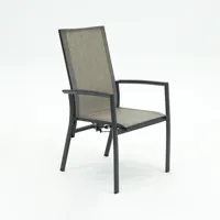 Enzo alu stapelstoel