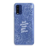 Good stories: Xiaomi Redmi 9T Transparant Hoesje Good stories: Xiaomi Redmi 9T Transparant Hoesje