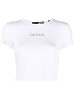 ROTATE BIRGER CHRISTENSEN t-shirt court à logo strassé - Blanc