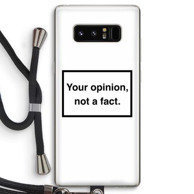 Your opinion: Samsung Galaxy Note 8 Transparant Hoesje met koord