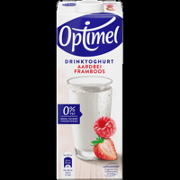 Optimel Langlekker Drinkyoghurt Aardbei Framboos 0% Vet 1 L bij Jumbo