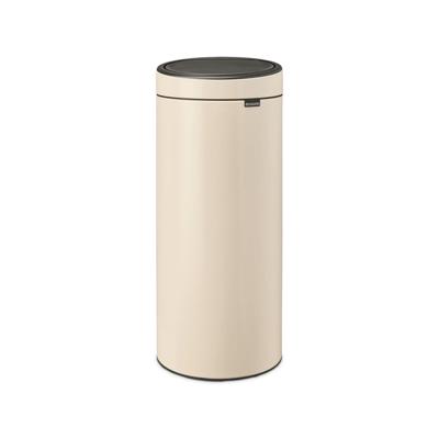 Brabantia Touch Bin Afvalemmer - 30 liter - kunststof binnenemmer - soft beige 149986