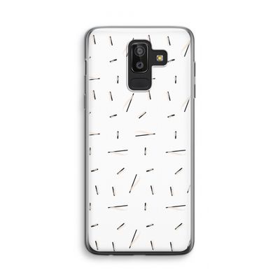 Hipster stripes: Samsung Galaxy J8 (2018) Transparant Hoesje