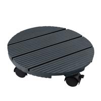 Nature planttrolley antraciet 30 cm rond