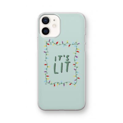It's Lit: iPhone 12 mini Transparant Hoesje