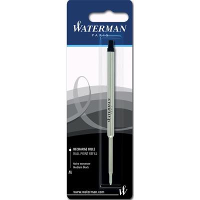 Waterman vulling voor balpen medium, zwart, op blister