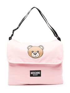 Moschino Kids sac à langer à logo Teddy Bear - Rose