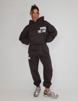 Unique The Label Elyana Trainingspak Dames Donkergrijs - Maat L - Kleur: Donkergrijs | Soccerfanshop